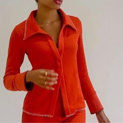 ANIM LIVING KOZA - Fitted Knit Shirt With Hemstitch Size XS