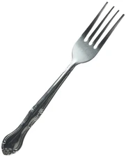 12-Piece Elegance Dinner Fork Set, 18-0 Stainless Steel,Silver