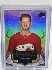 2023-24 Upper Deck Black Diamond #RDD-DW Dustin Wolf Exquisite Draft Day /349