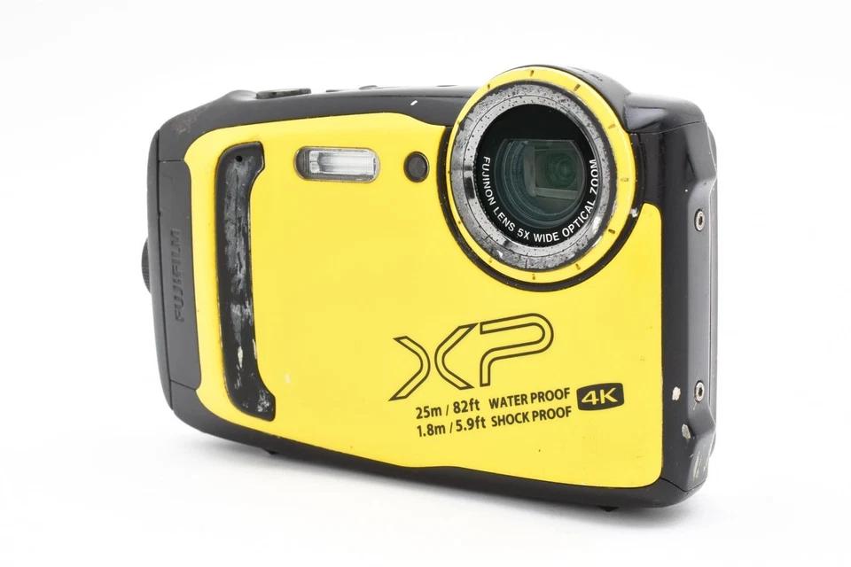 Fujifilm FinePix XP140 Yellow Compact Digital Camera Waterproof 4K Used Tested - Image 2 of 4