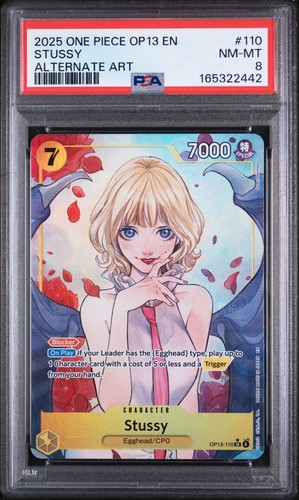 Stussy (Alternate Art) graded PSA 8 for sale on eBay