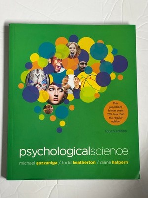 Psychological Science 4th Edition Paperback NEW
