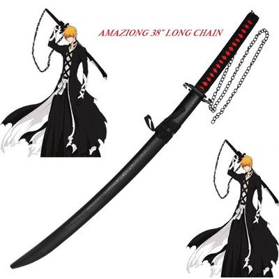 Bleach Anime Ichigo Tensa ZangetsU Shikai Cutting Moon Banka Cutter Sword Katana