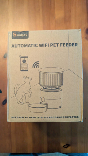 Sandpoy Automatic Wi-Fi Pet Feeder For Cats