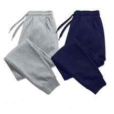 Champion style Sweatpants Men's Fleece Joggers Side Pockets Comfortable #&