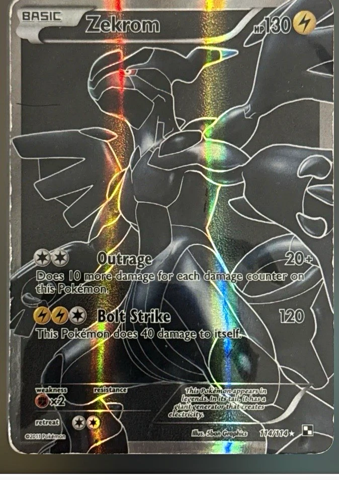 25+ Zekrom Pokémon Individual Cards with Full Art for sale
