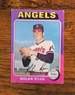 Nolan Ryan 1975 Topps Vintage Anaheim Angels # 500 MLB Card B