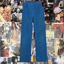 Vintage Blue Levis White Tab Corduroy Pants, Size 14 Slim