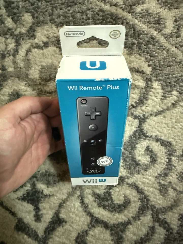 Nintendo Wii U Remote Plus Motion Controller - Black New In Sealed Box - Image 2 of 4