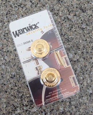 NOS Genuine Warwick Security Lock Gold New Original Package
