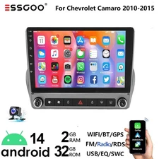 Android 14 Apple Carplay Car GPS Radio Stereo+AHD For Chevrolet Camaro 2010-2015