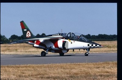 BB096 ORIGINAL K64 SLIDE: Portugese AF Alpha Jet 15202 Asas de Portugal