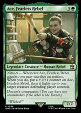 MTG Magic the Gathering Ace, Fearless Rebel (98/1448) Doctor Who LP