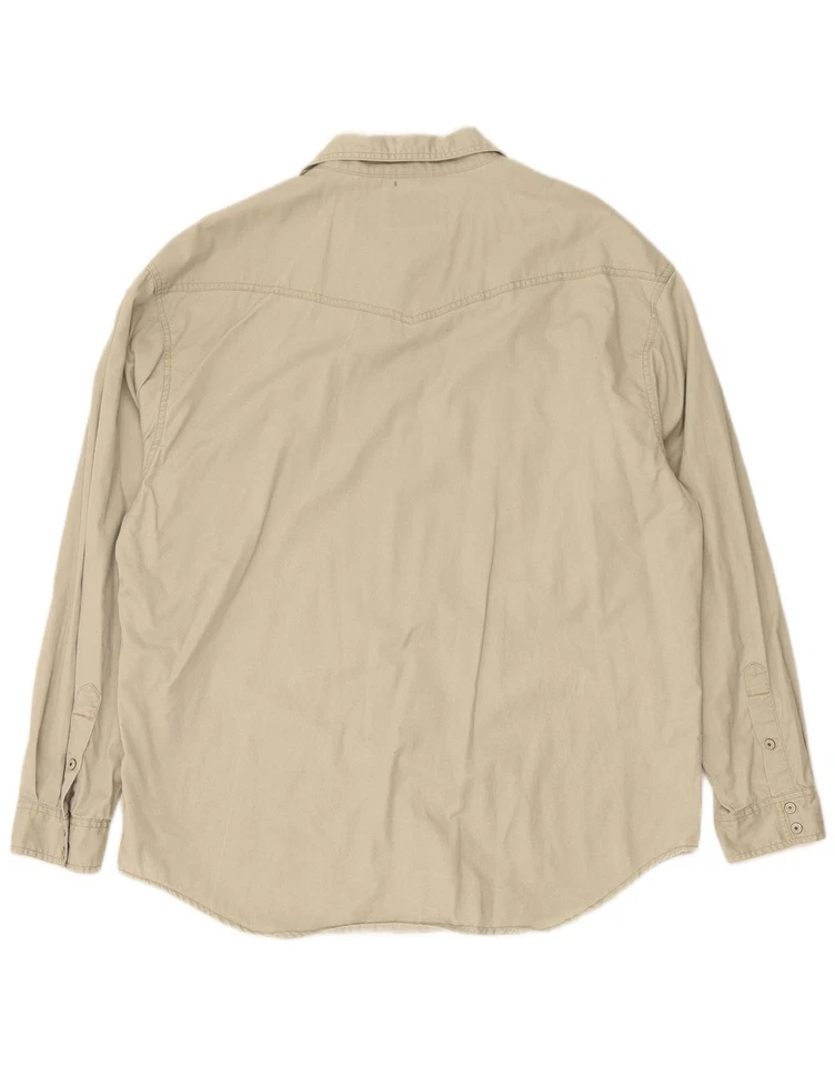 WRANGLER Mens Western Shirt 2XL Green Cotton DS14 - Image 4 of 4