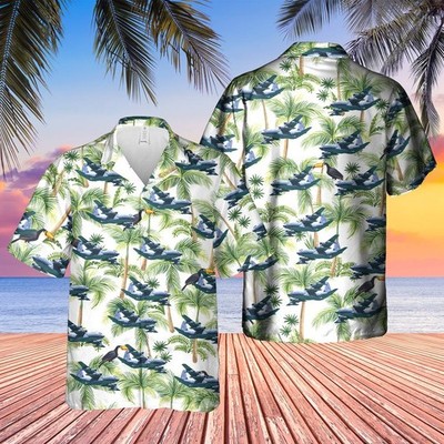 US Air Force MC-130J Commando II Hawaiian Shirt Special Ops Pilot Gift