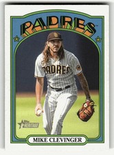 2021 Topps Heritage #722 Mike Clevinger SP