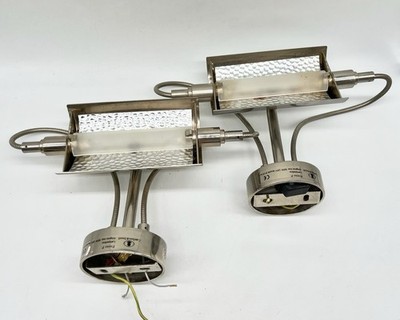 2 x Catellani & Smith Wand Leuchten Design Klassiker Freno P. 1990er Rarität