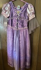 Beautiful Detailed Disney Store Princess Rapunzel Tangled Dress Gown Costume 10