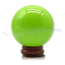 Noche Luminosa 50mm Gemas de Fluorita Verde Esfera Bola de Cristal Artesanía Coleccionable