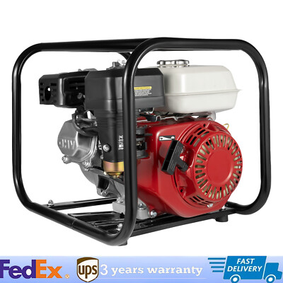#ad 4 Stroke 6.5 HP Engine Petrol Water Pump Dirty Water Garden Pump Pond Pump Kit $188.45
