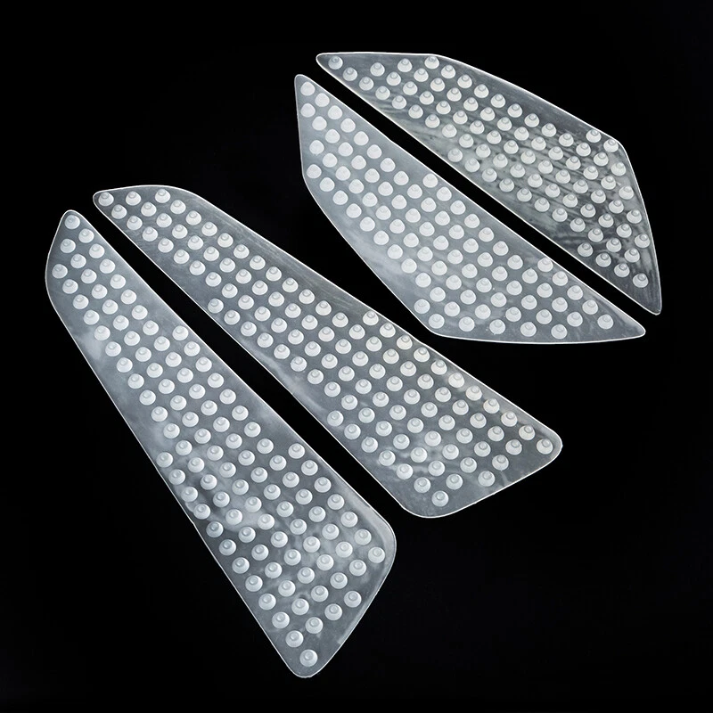 Universal para motocicleta tanque de gasolina tração almofada lateral combustível joelho aderência sílica gel - Imagem 4 de 4