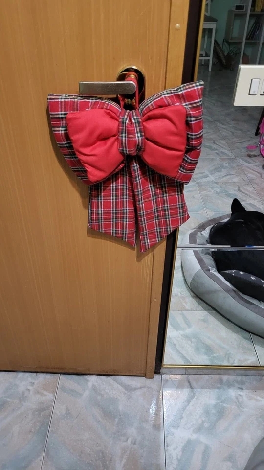 Fiocco di Natale imbottito! ARTIGIANALE  - Immagine 3 di 3