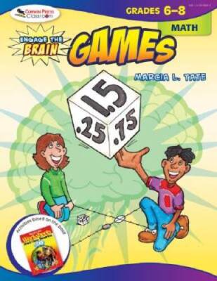 Engage the Brain: Games, Math, Grades 6-8 - Paperback By Tate, Marcia L. - GOOD