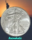 2011 $1 American Silver Eagle Brilliant Uncirculated 25th Anniversary Eye Appeal