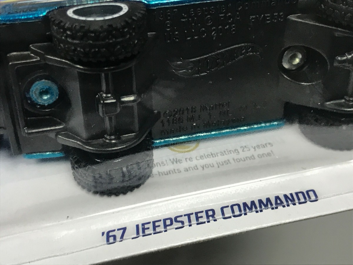 Hot Wheels STH 2020 Super Treasure Hunt US Card '67 Jeepster