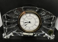 Vintage Waterford Crystal Portico Desk Mantel Clock