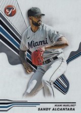 SANDY ALCANTARA TOPPS PRISTINE BASE MIAMI MARLINS #104 2024 24