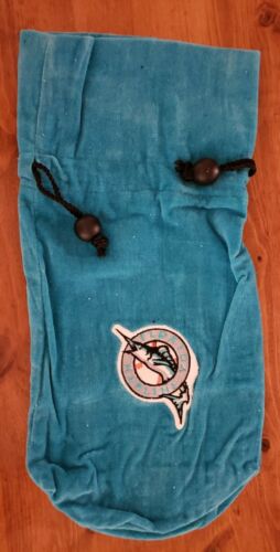 Florida Marlins MLB/Baseball Fan Gift Bag/Velvet Wine Bottle Gift Bag - Picture 3 of 6