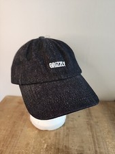 Grizzly Griptape Hat Dark Denim One Size Fits Most Adjustable Dad Hat Cap Skate