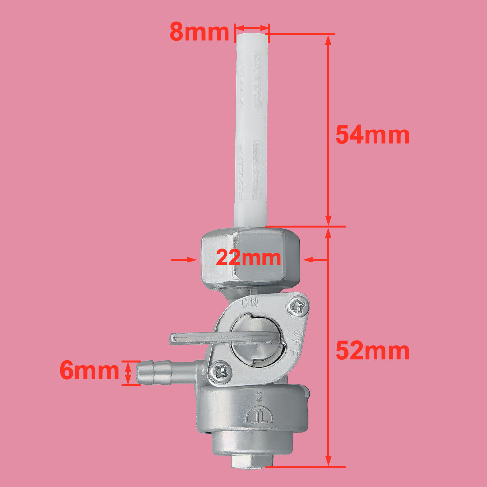 Fuel Shut Off Valve Petcock For Predator 212cc Engine & 4000W Generators (Fits 63079, 63080, 63089)
