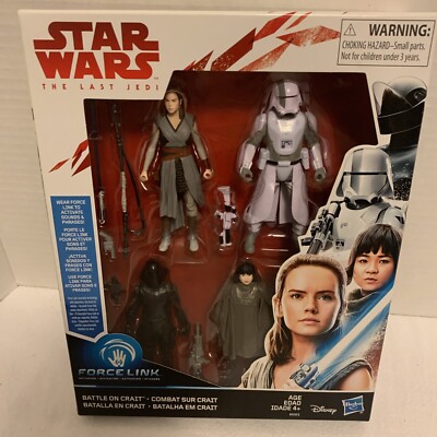 Hasbro Star Wars Force Link Battle on Crait 4-Pack 3.75-inch Action Figure