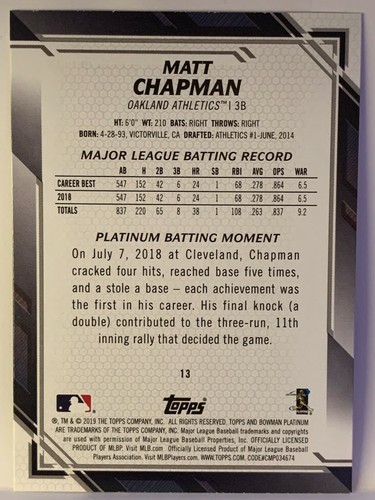 2019 Bowman Platinum Baseball - You Pick - Base Inserts RC Top Prospects (A112) - Picture 11 of 97