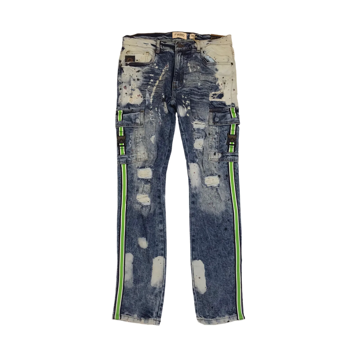 【ネイくん】【GRANCY】Fringedesign Denim Firenze Sisu - Dark Denim – Gabba
