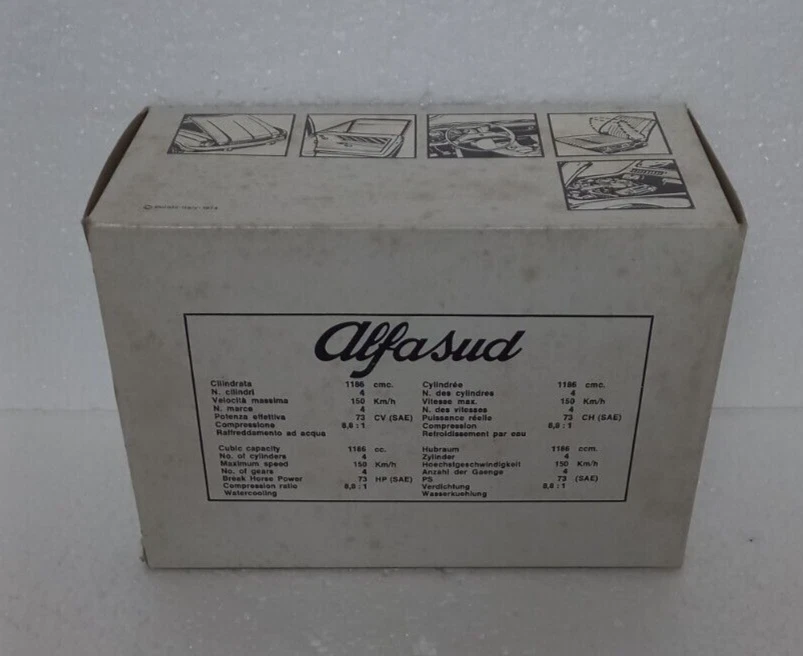 Polistil S 12 ALFA ROMEO ALFASUD scala 1/25  Made in Italy - Immagine 4 di 4