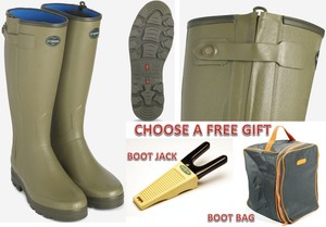 le chameau full zip wellies