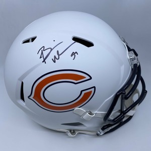 brian urlacher signed helmet