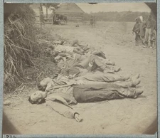 8" x 10" Dead Confederates collected for burial