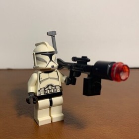 LEGO Star Wars Clone Trooper Minifigure White Phase 1 Episode 2 75000 (sw0442)