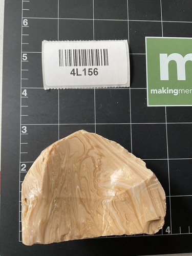 Carmel Cream Swirl Art Glass Cullet Slag Glass #4L156 - Picture 7 of 7
