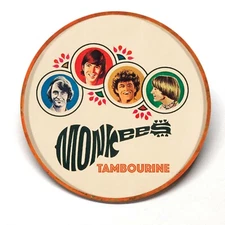 Monkees Tambourine Souvenir Advertising Pocket Mirror