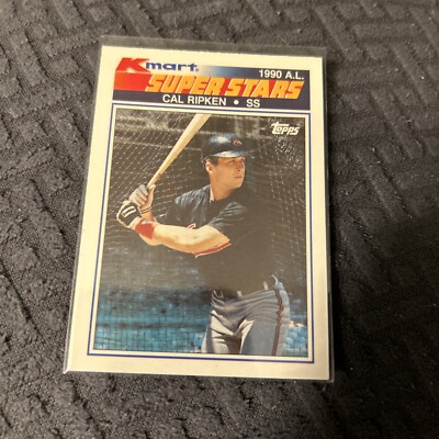 1990 Topps Kmart Super Stars Baltimore Orioles Cal Ripken Jr Card #20 HOF (oo)