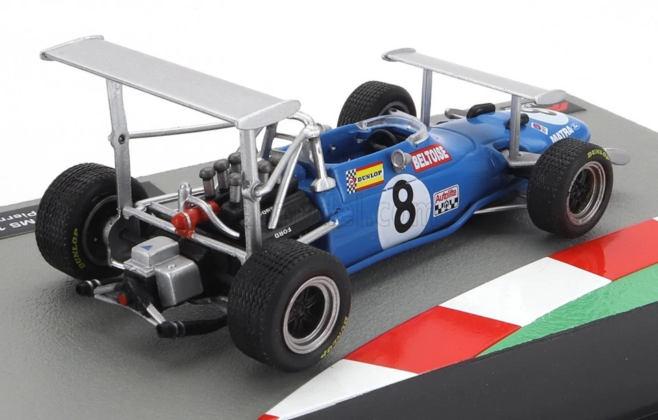 MODELLINO AUTO STATICO DIECAST MATRA SIMCA F1 MS10 1969 BELTOISE CENTAURIA 1/43 - Immagine 2 di 4