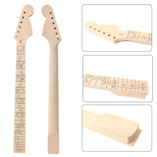 Maple Guitar Neck with 24 Frets Tree of Vine Inlay Bolton Strat ST