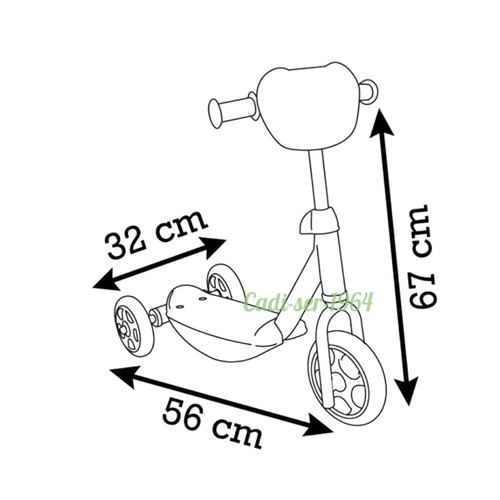 Smoby Disney Stitch TriScooter Bike NEW AGE 3+ - Picture 19 of 24