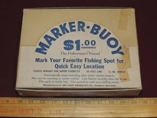Cool Vintage Dealer Box of Marker Buoys, Missing 1, Air Light Products Co. Omaha