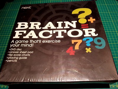 NEU & VERSIEGELT Brain Factor DVD Spiel Super Entertainment